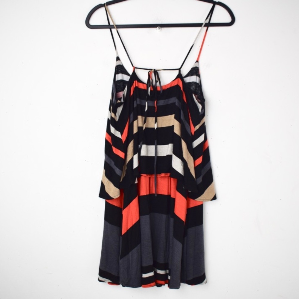 Patterson J. Kincaid Ivy Striped Layered Dress - Picture 7 of 7